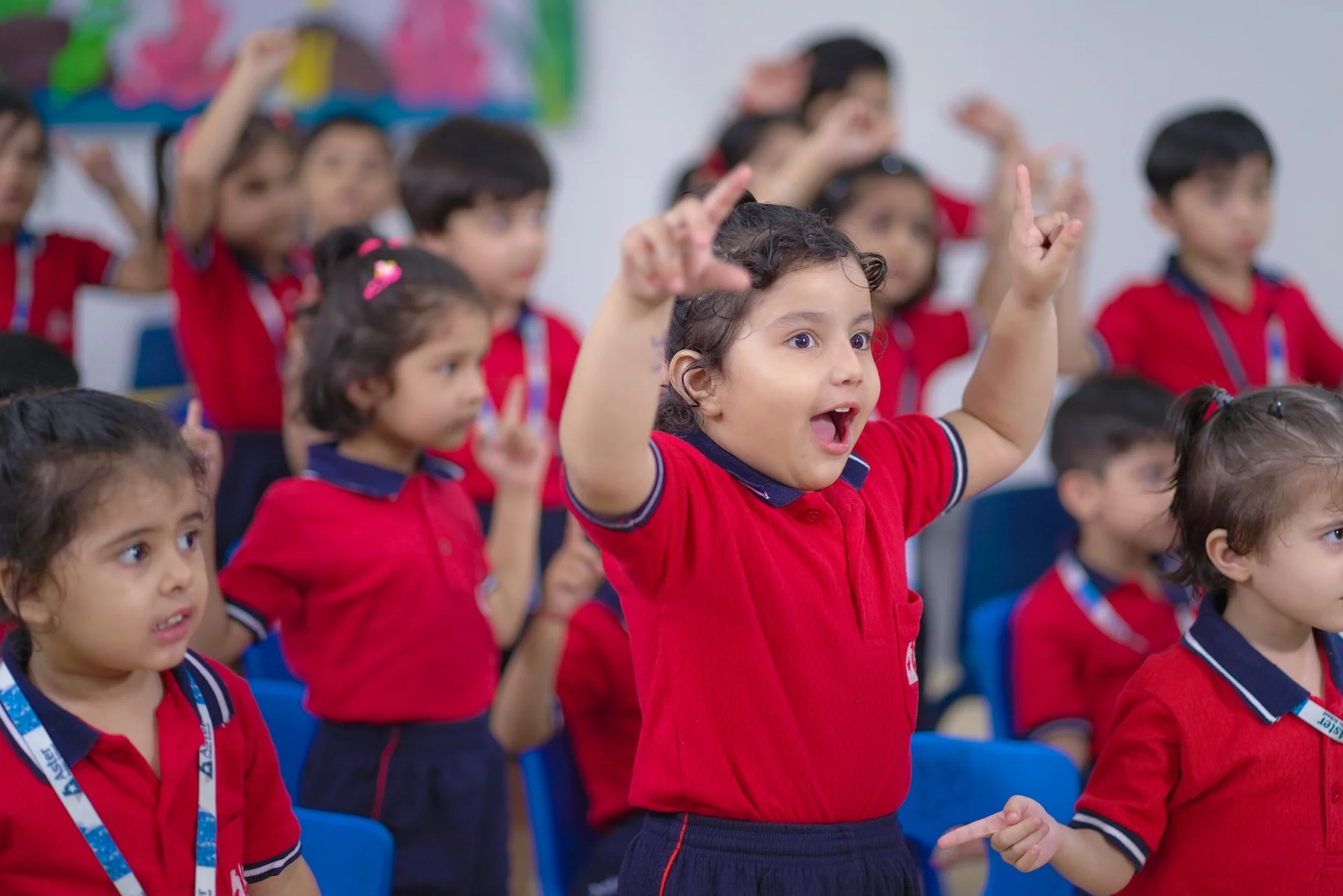 Aster School Students